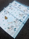 MG 502 Linen Digital Printed Designer Saree Wholesalers In Delhi